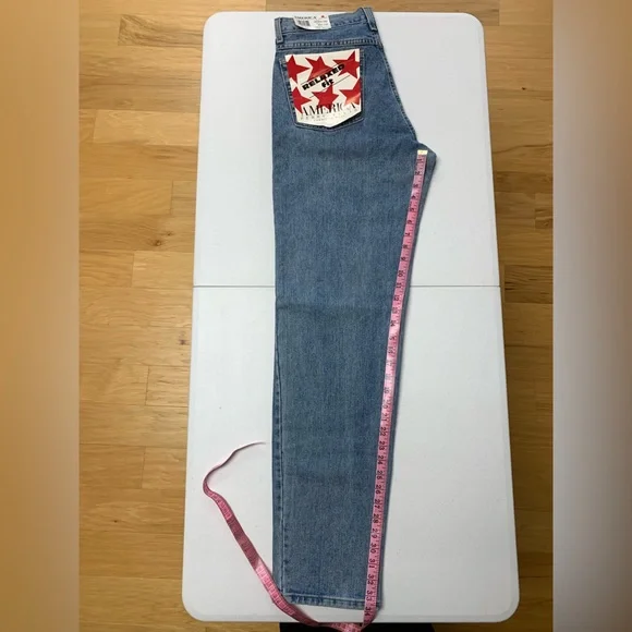 Vintage Perry Ellis America Relaxed Fit Denim Vintage, Antique Wash NWT Rare! - Picture 6 of 16